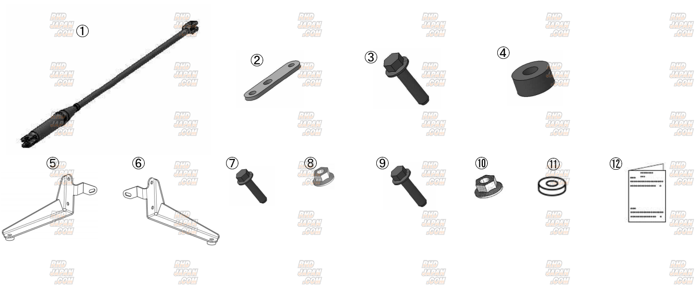 TRD Performance Damper Set - Alphard GGH35W Vellfire GGH30W 2GR-FE